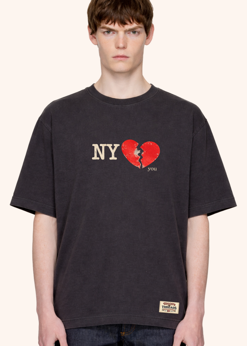 NY Heartbreak Tee – Vintage Black