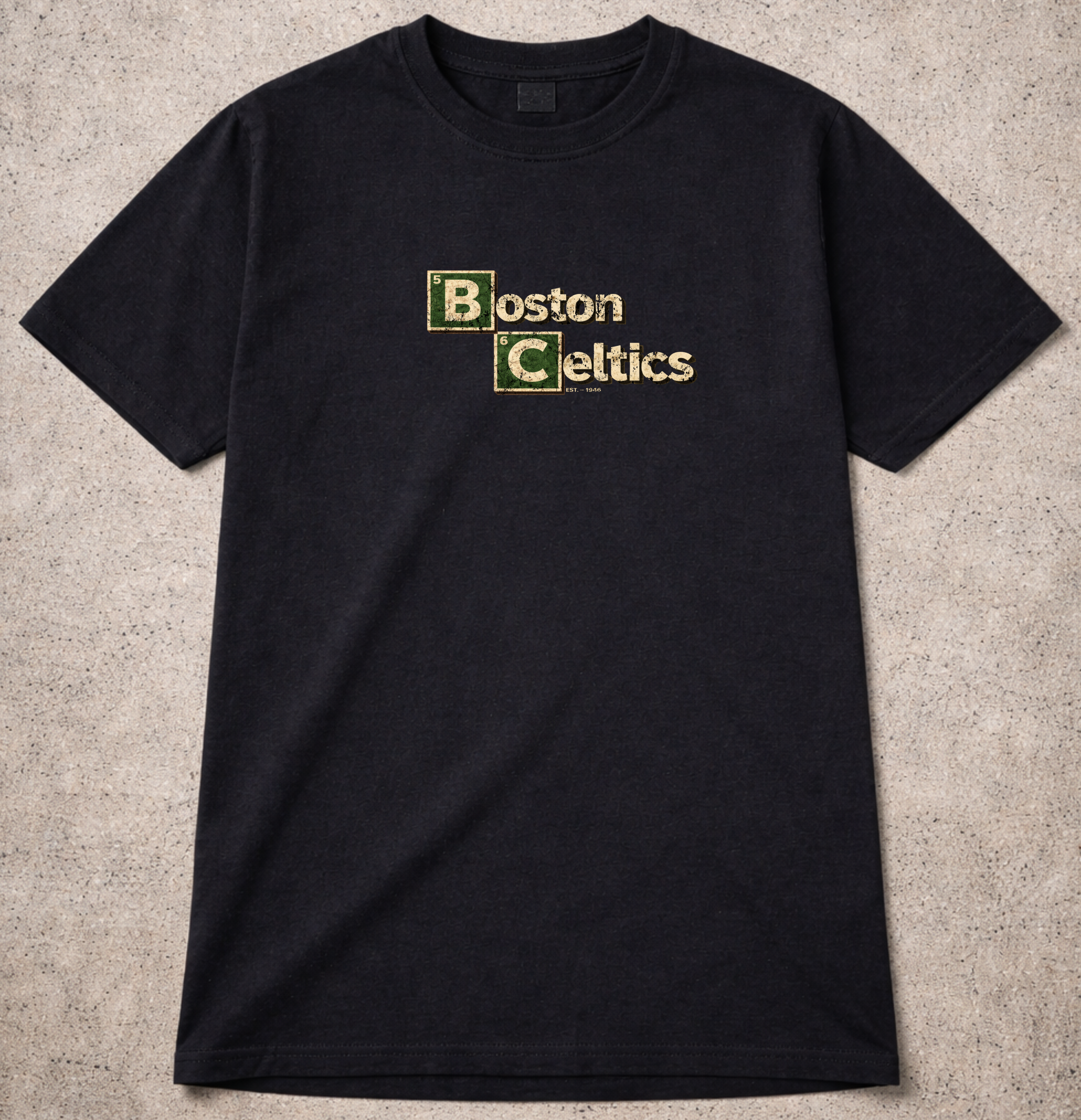 Boston Chemistry Vintage Unisex Tee –   Faded Black